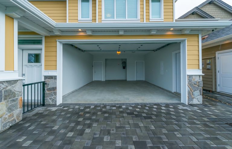 Open garage door