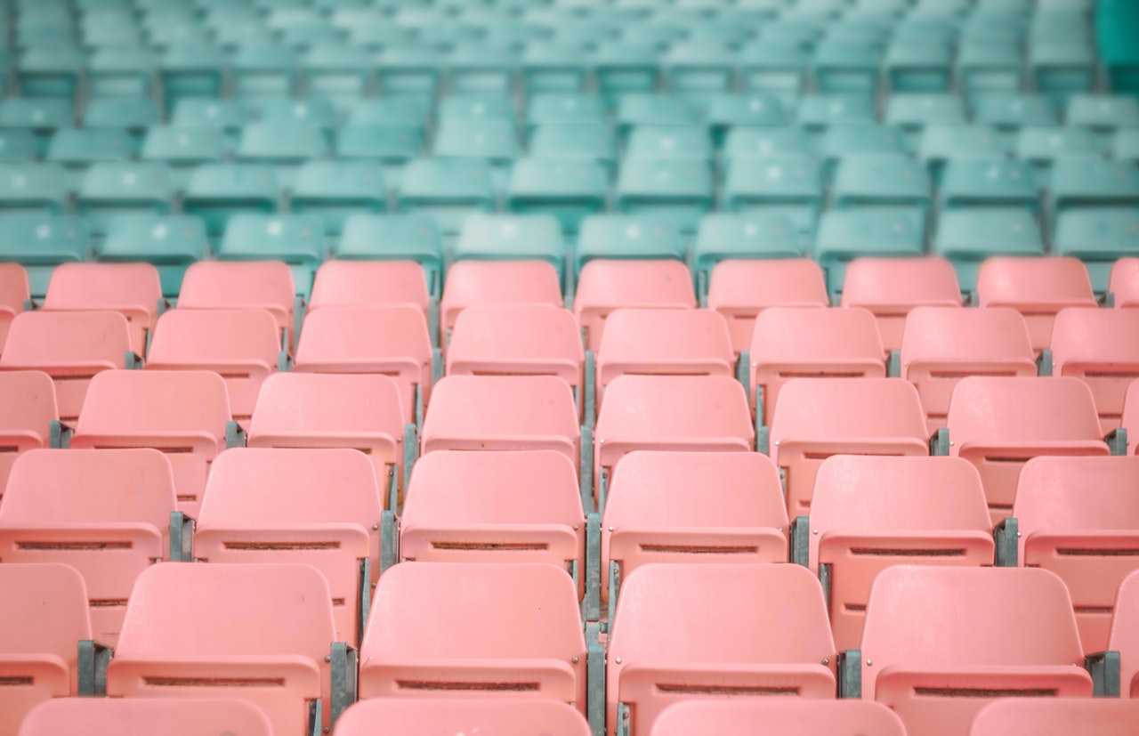 plastic stadium chairs