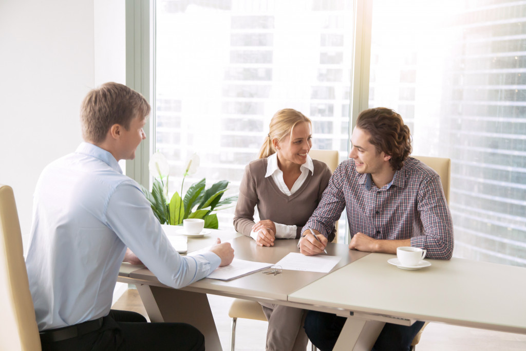 couple talking to estate planner